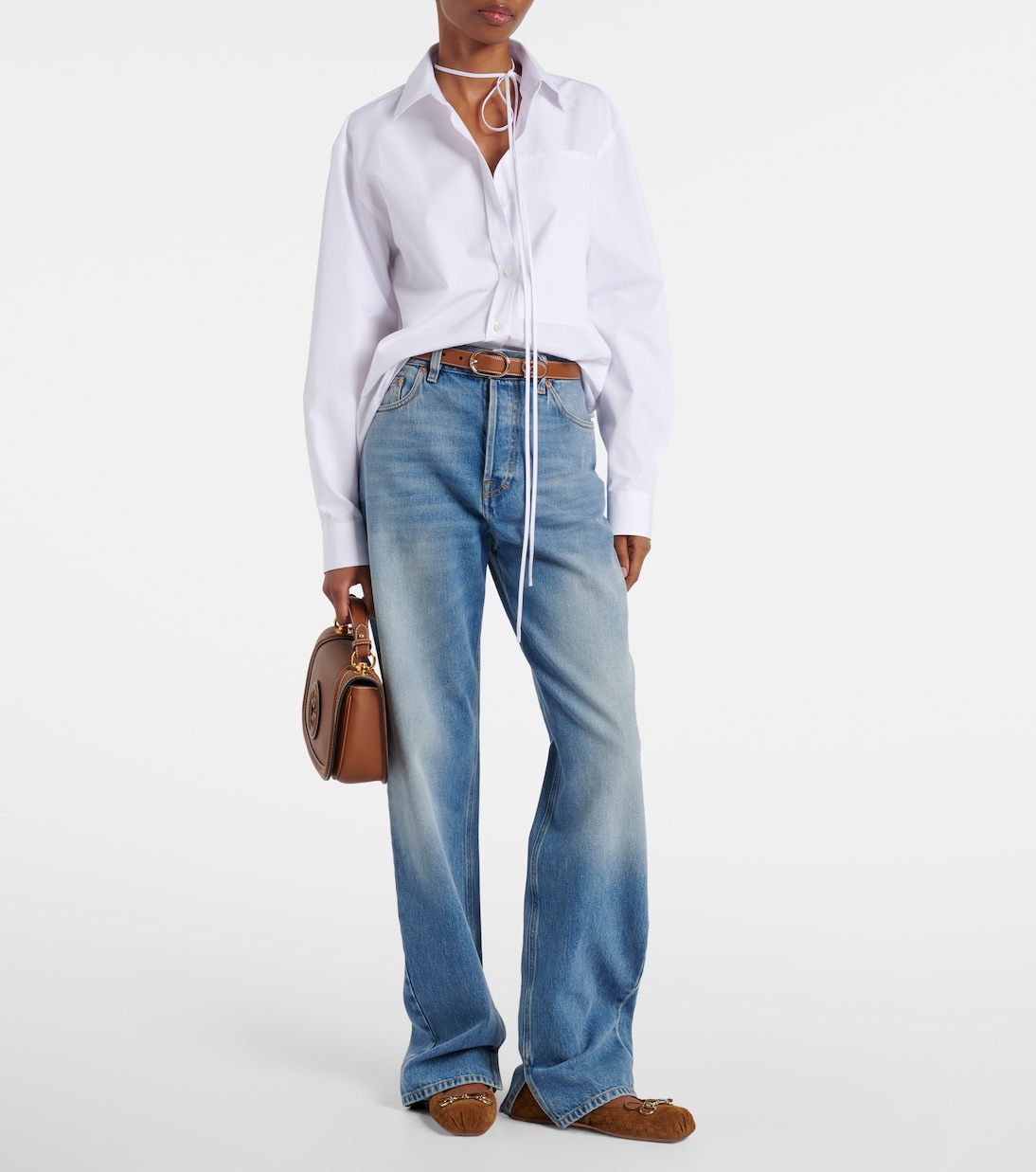 Camicia in popeline di cotone | Gucci