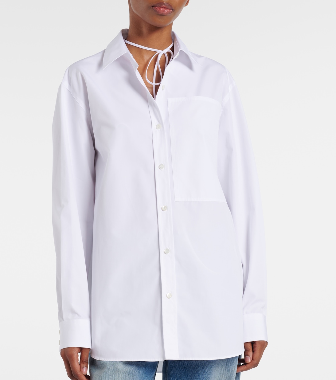 Camicia in popeline di cotone | Gucci