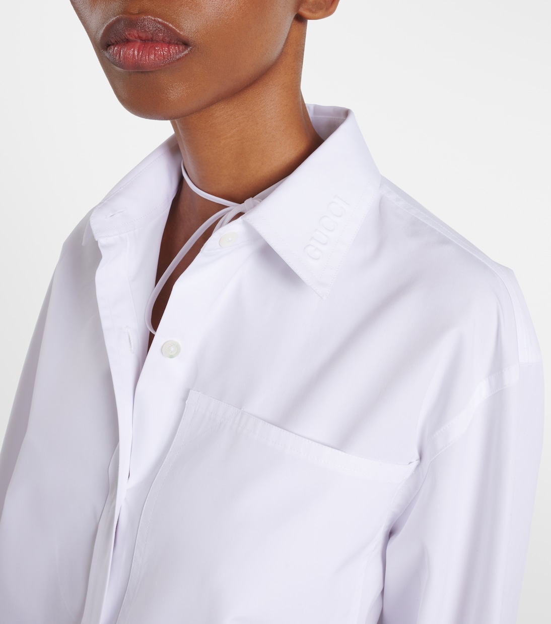 Camicia in popeline di cotone | Gucci