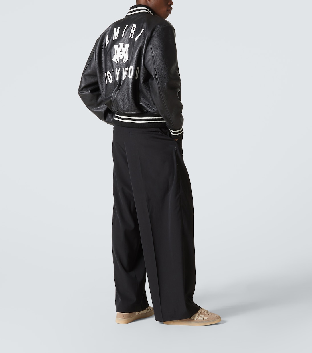 Bomber MA Hollywood in pelle | Amiri