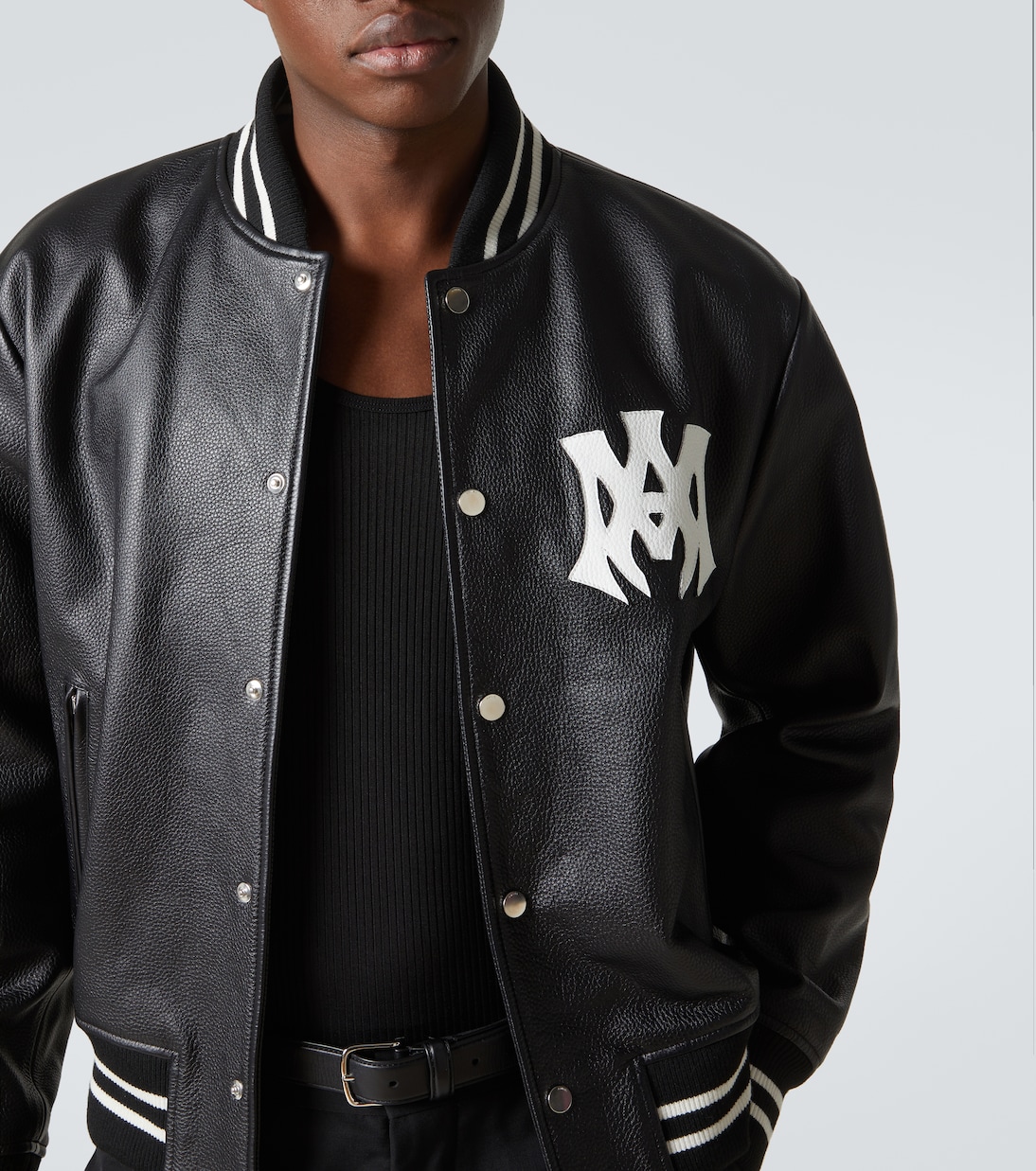 Bomber MA Hollywood in pelle | Amiri