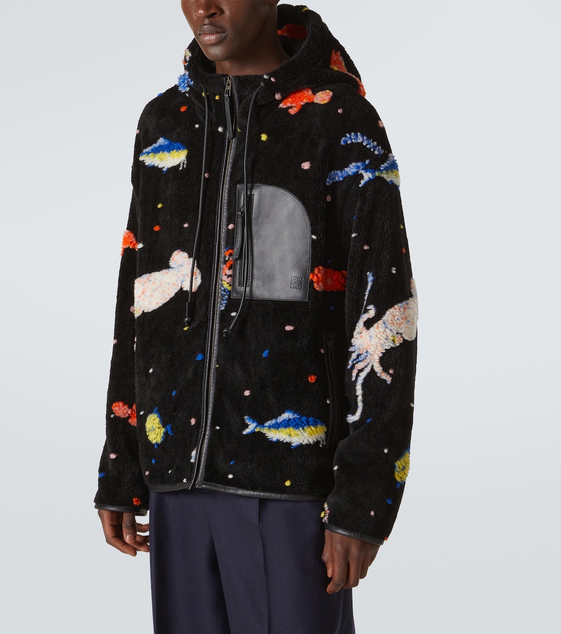x Suna Fujita Deep Sea fleece jacket | Loewe