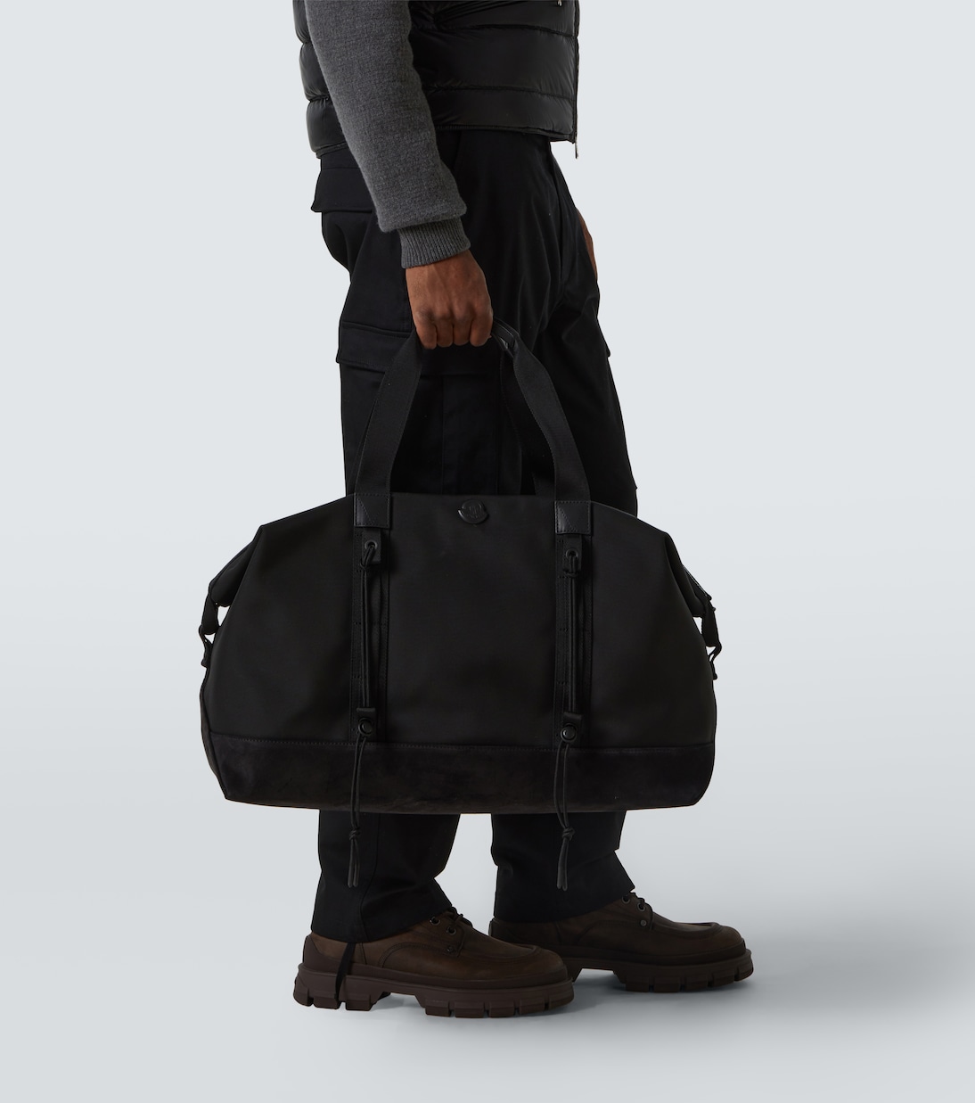 Weekender aus Canvas mit Leder | Moncler