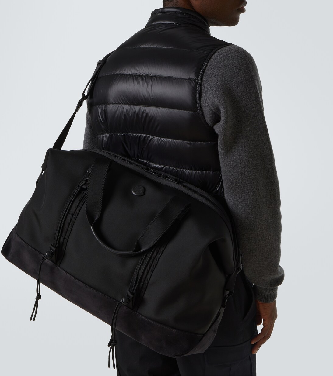 Weekender aus Canvas mit Leder | Moncler