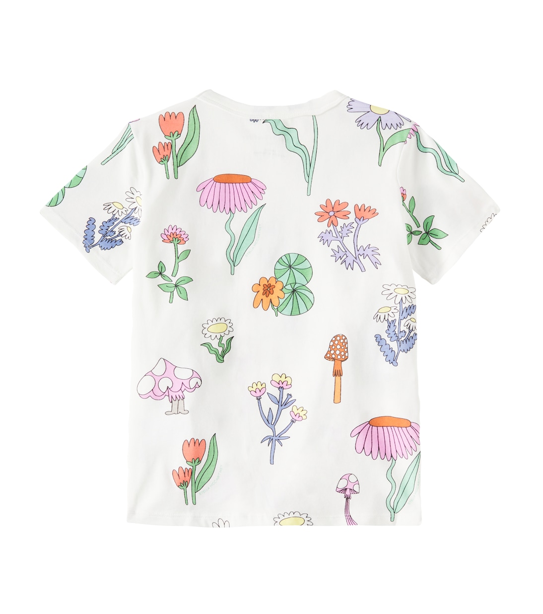 T-shirt in jersey di cotone con stampa | Stella McCartney Kids