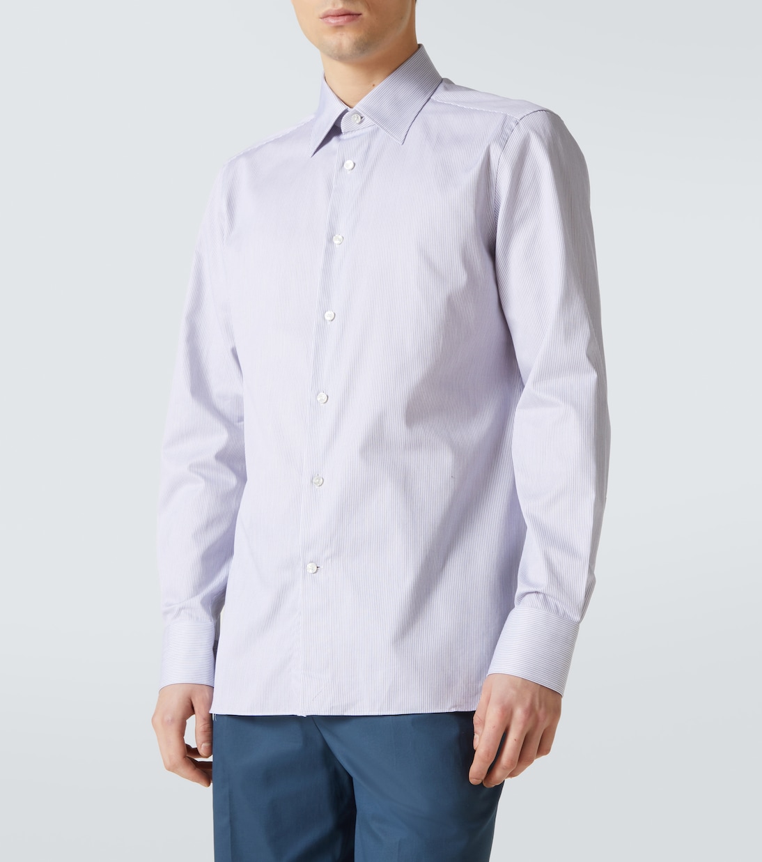 Camicia in cotone a righe | Zegna
