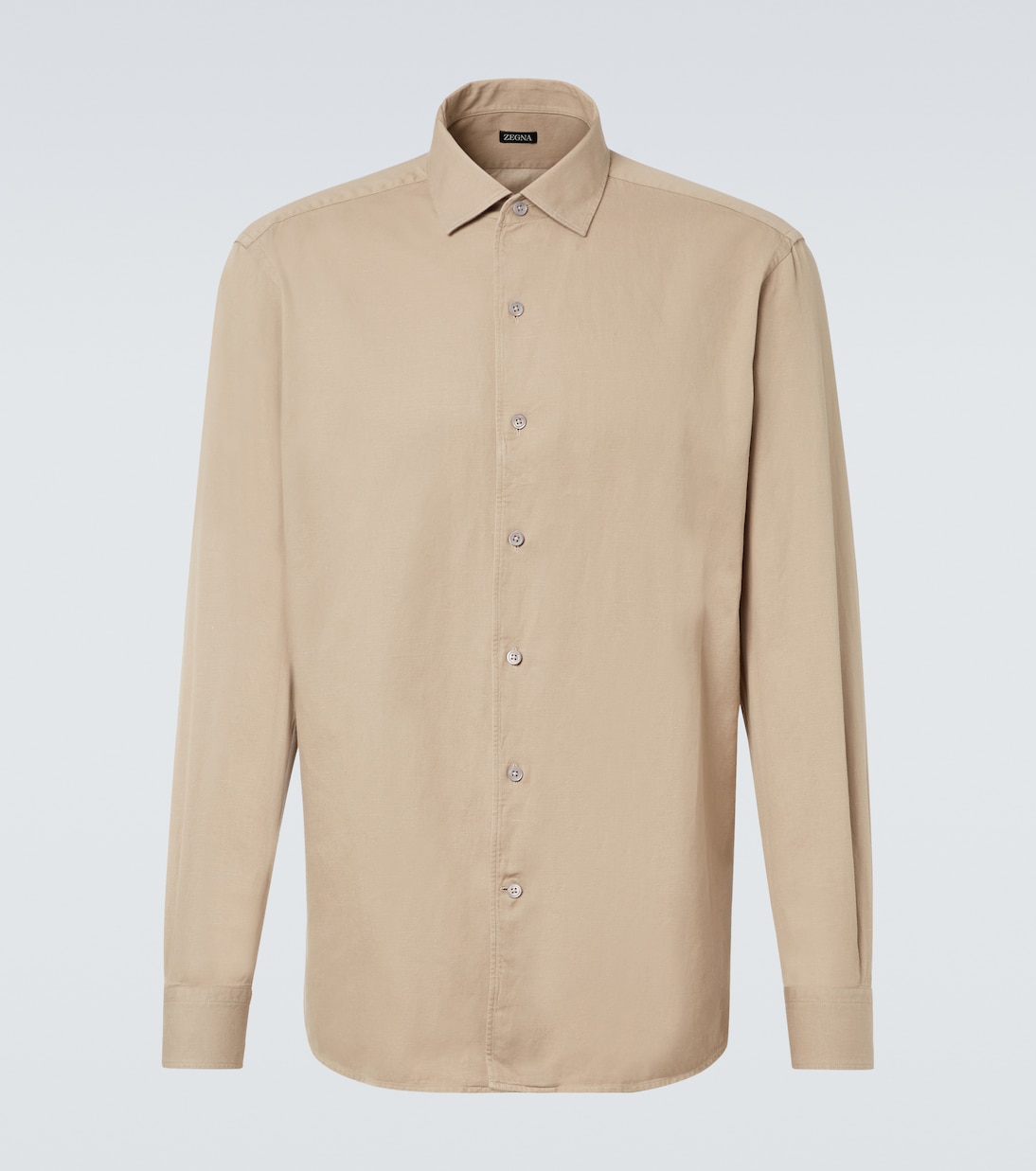 Camicia di jeans in cotone e lana | Zegna