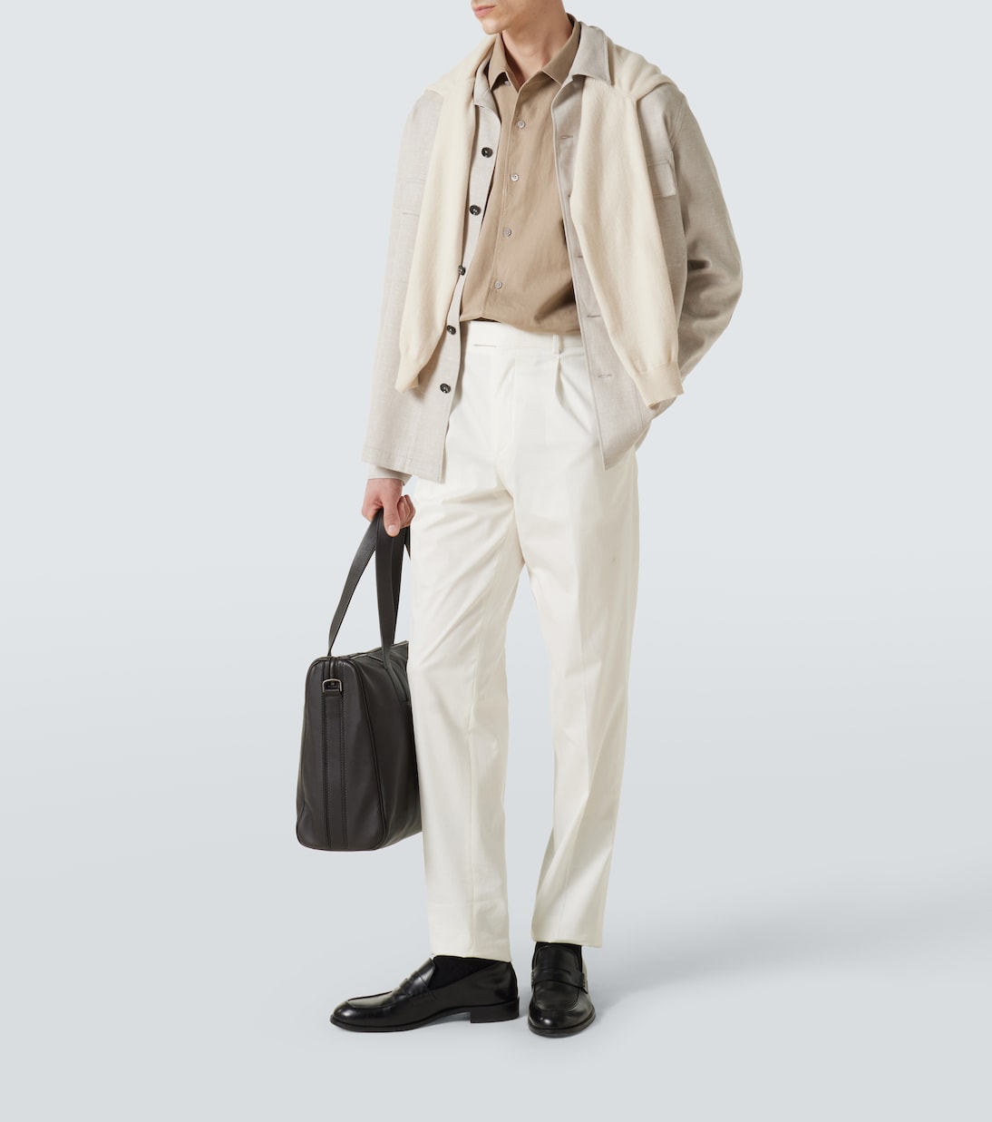 Camicia di jeans in cotone e lana | Zegna