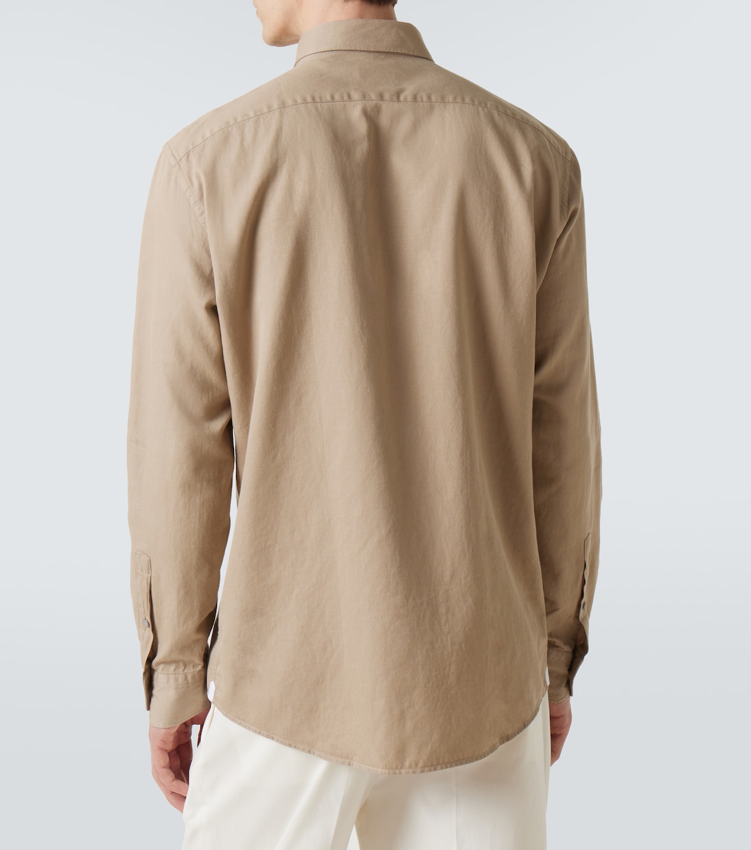 Camicia di jeans in cotone e lana | Zegna