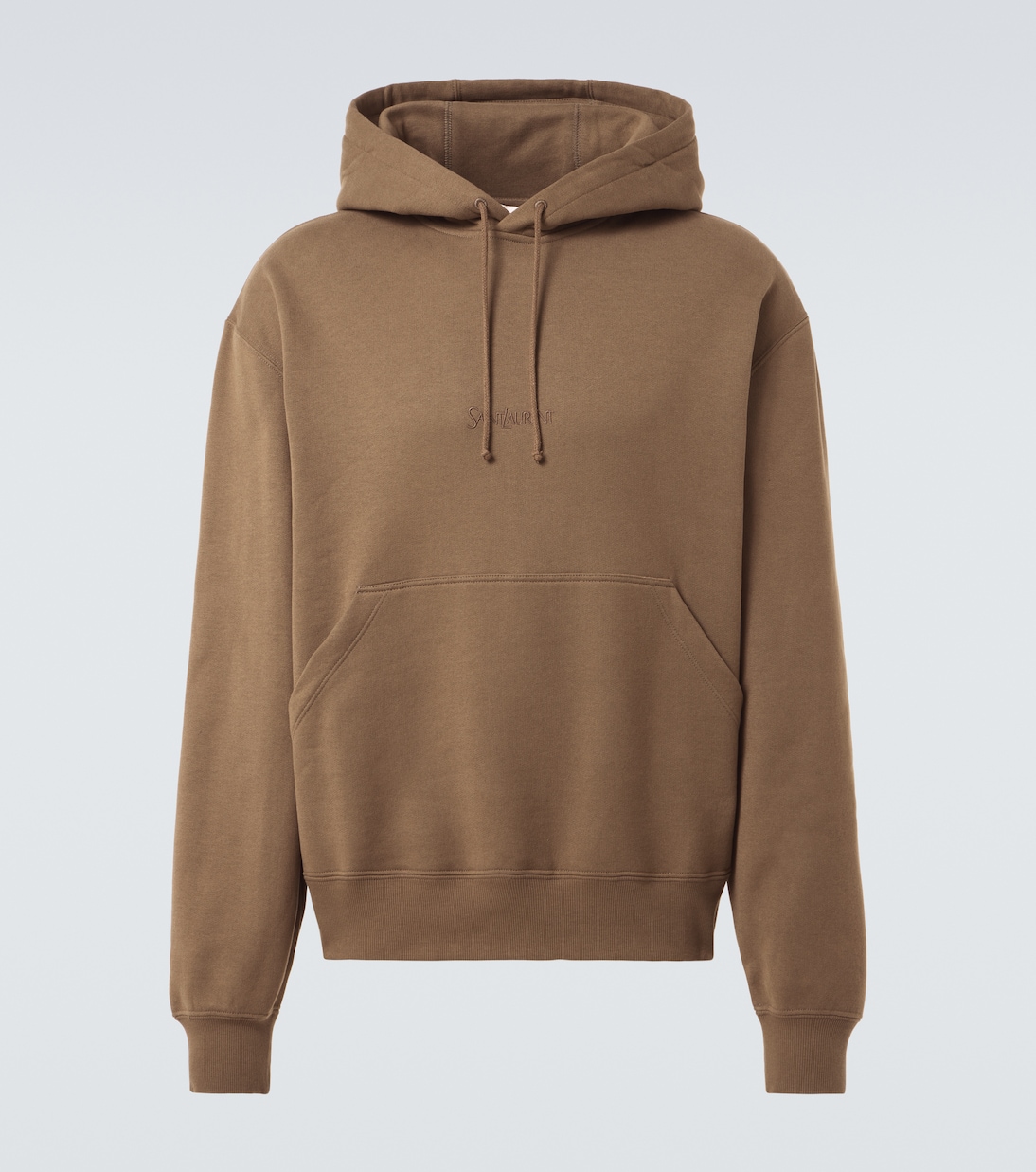 Felpa con cappuccio in cotone con logo | Saint Laurent