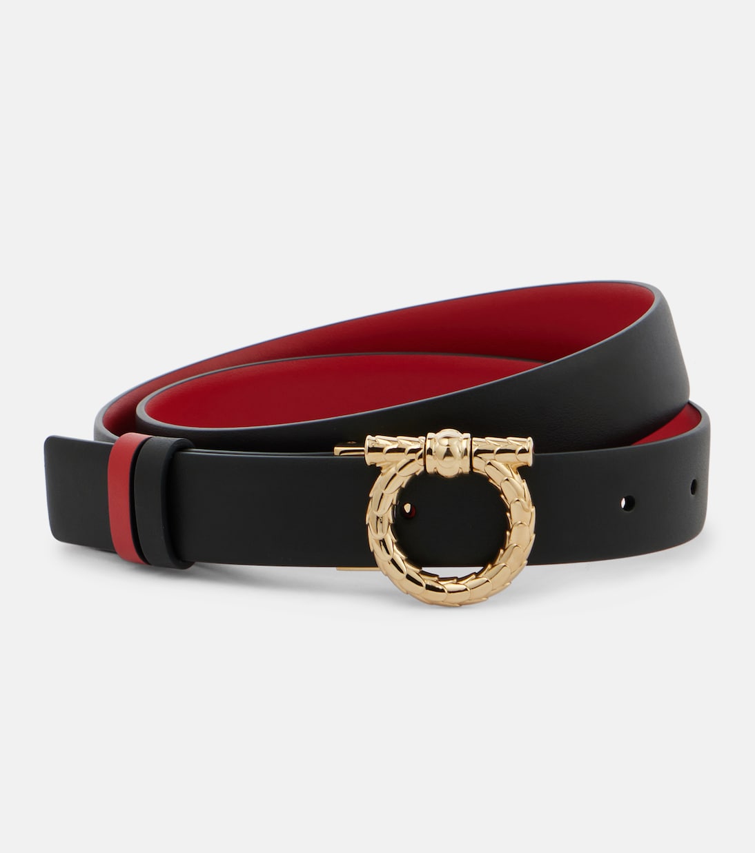 Cintura reversibile Gancini in pelle | Ferragamo