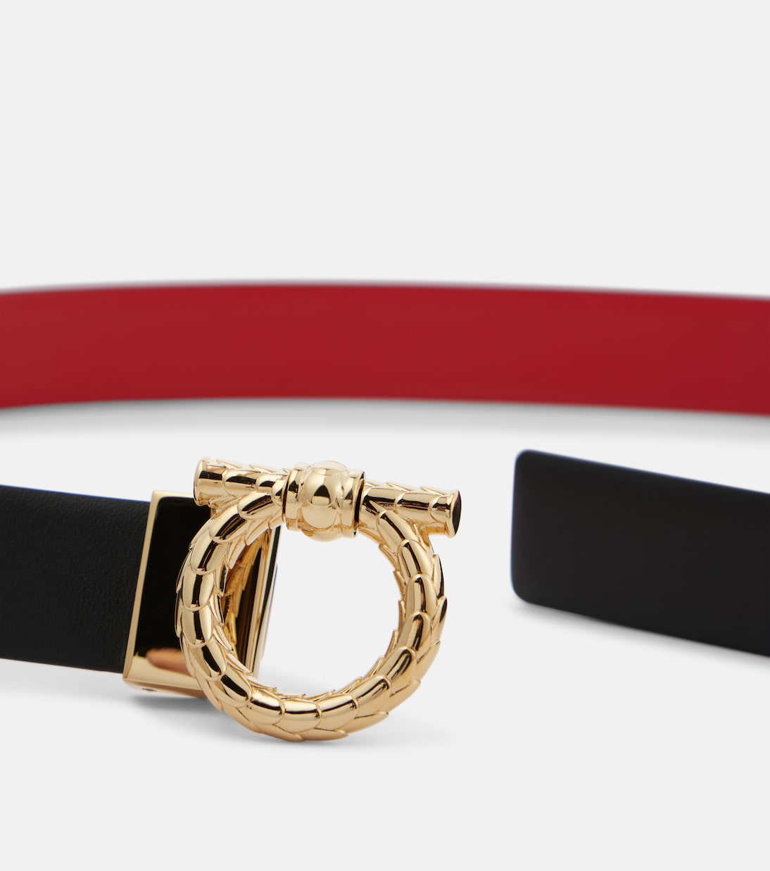 Cintura reversibile Gancini in pelle | Ferragamo