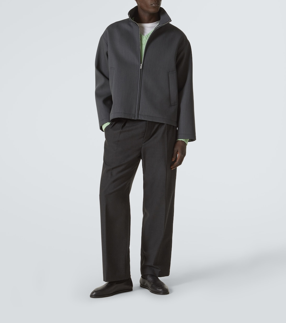 Wool twill blouson | Auralee