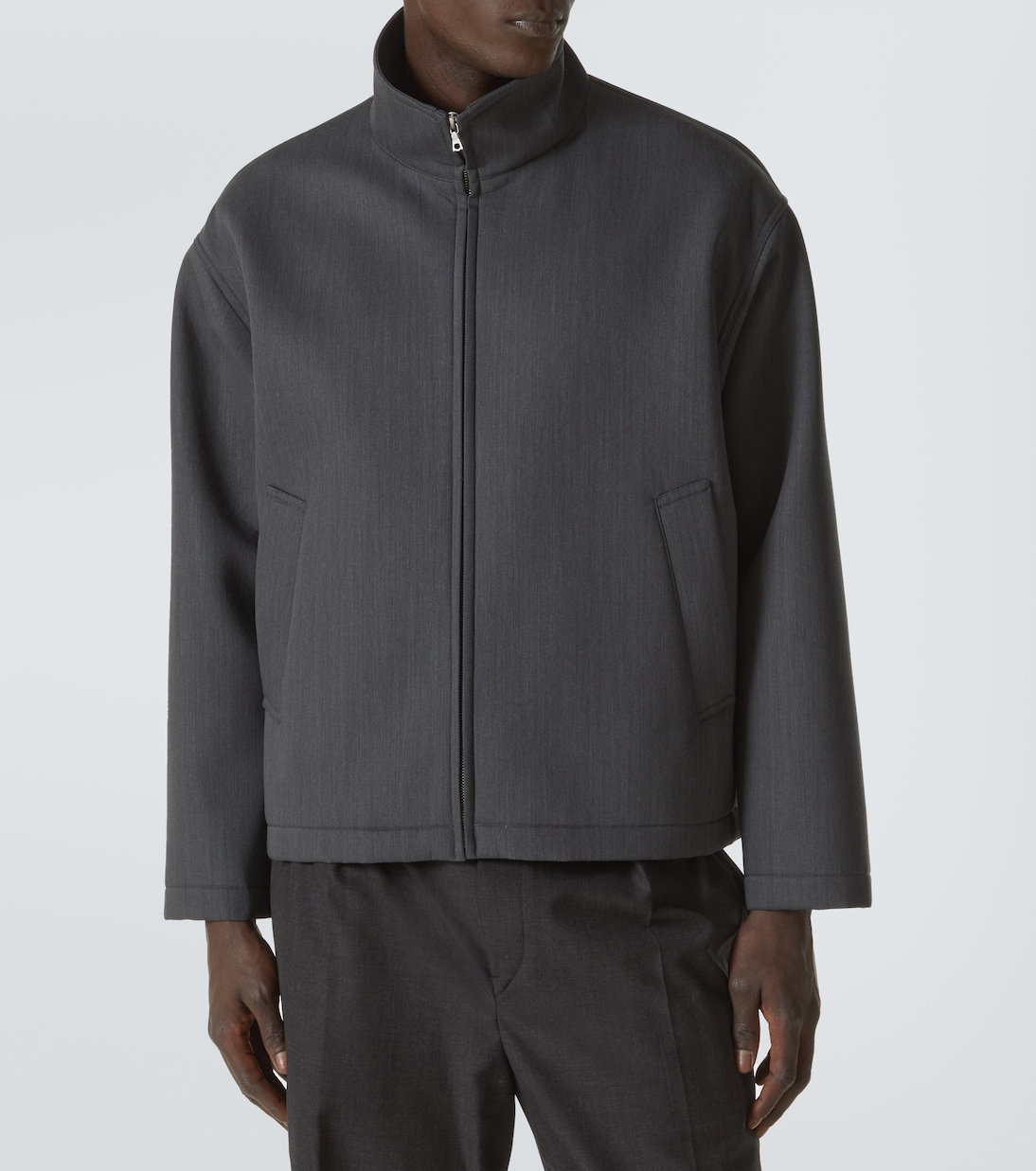 Wool twill blouson | Auralee