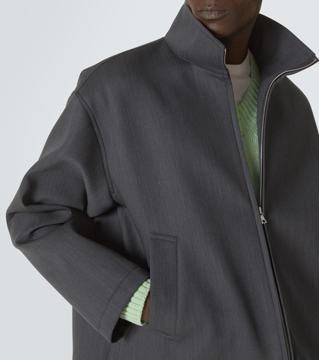 Wool twill blouson | Auralee