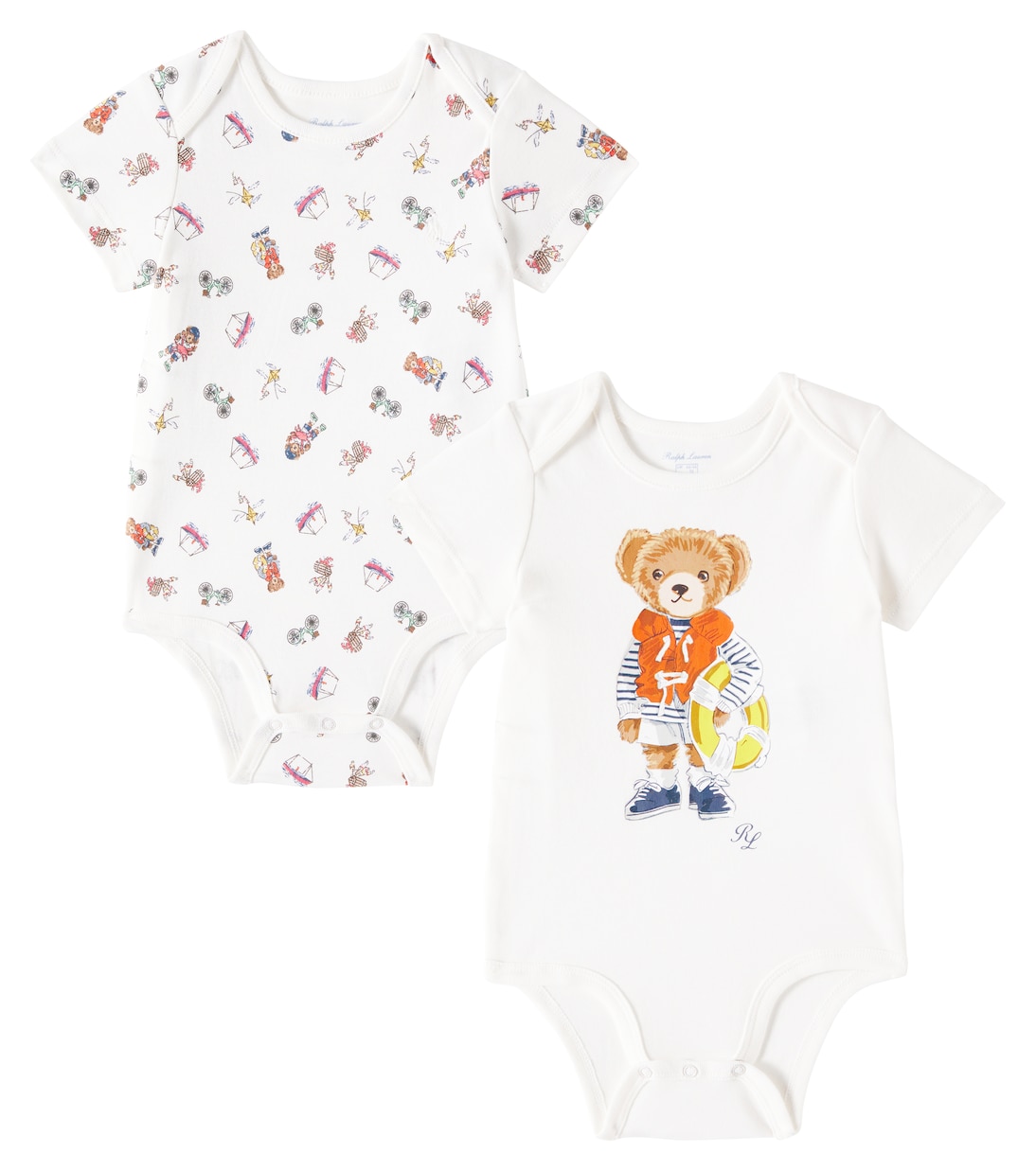 Bebé - set de 2 bodies de algodón estampados | Polo Ralph Lauren Kids