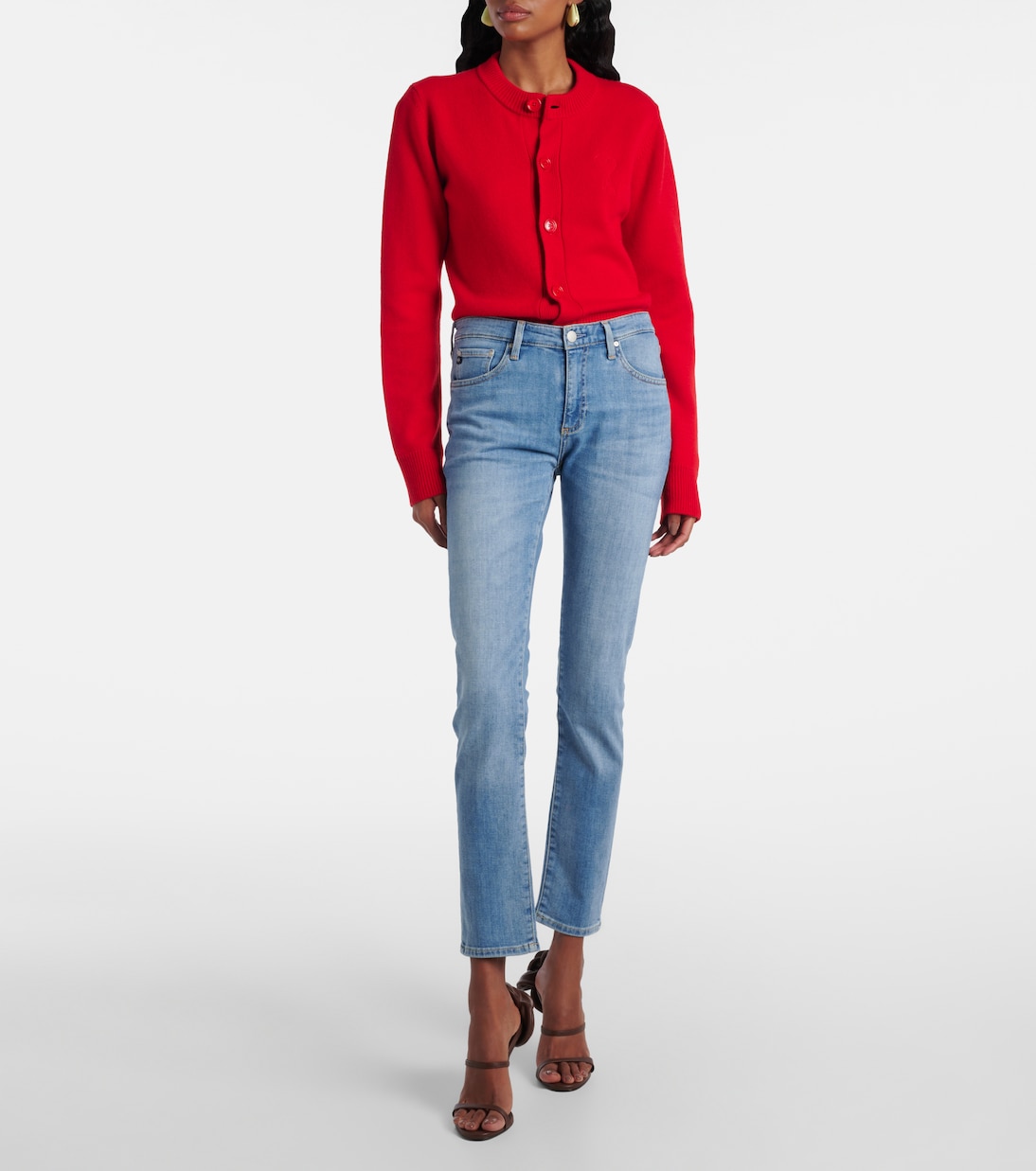 Jeans skinny Prima Ankle a vita media | AG Jeans