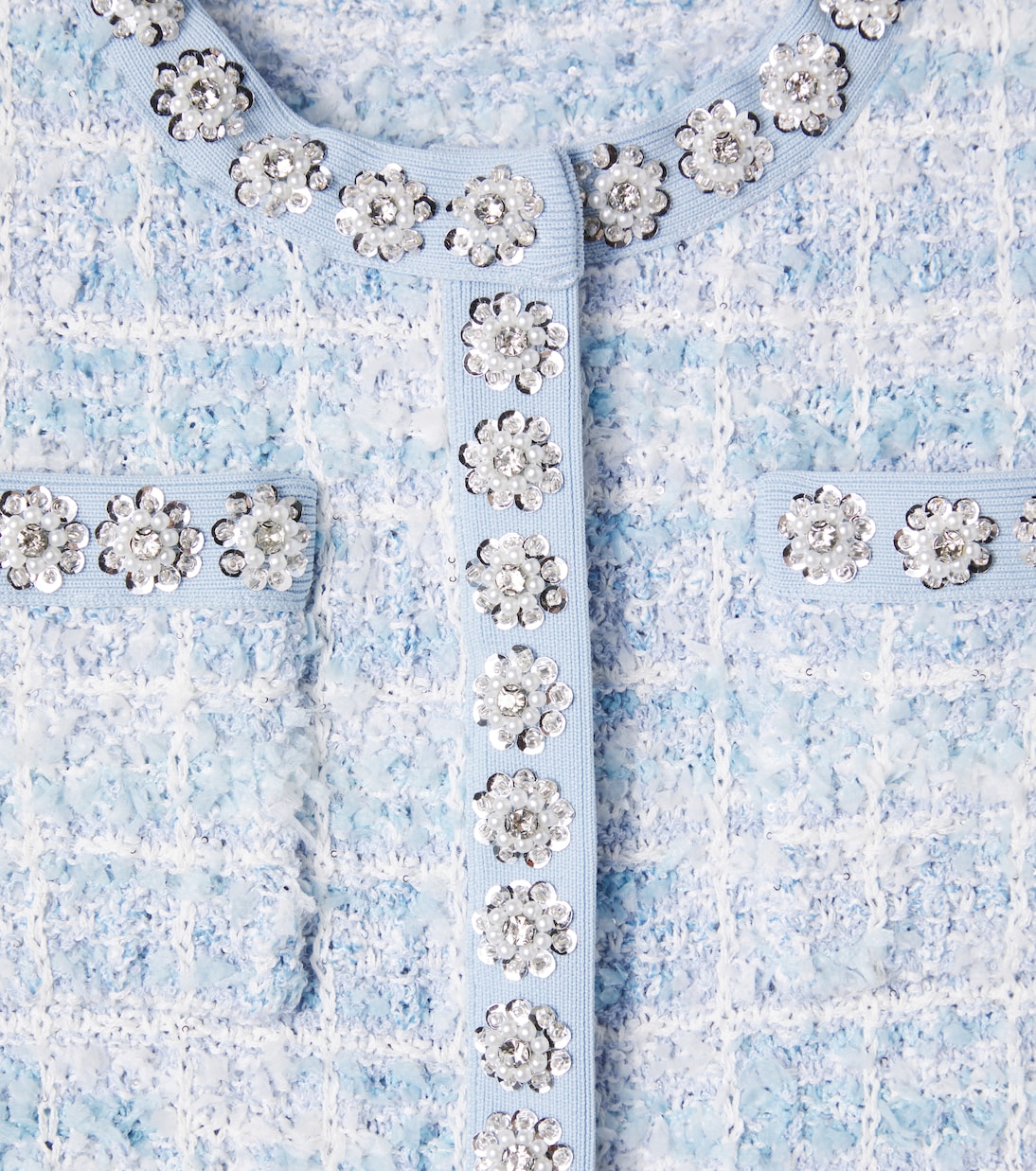 Abito in tweed con cristalli | Self-Portrait Kids