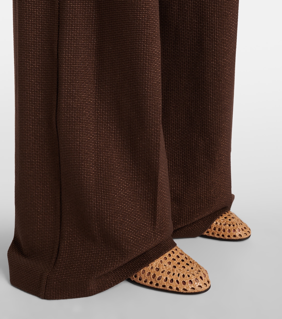 Pantaloni a gamba larga Aereo in misto cotone | Max Mara
