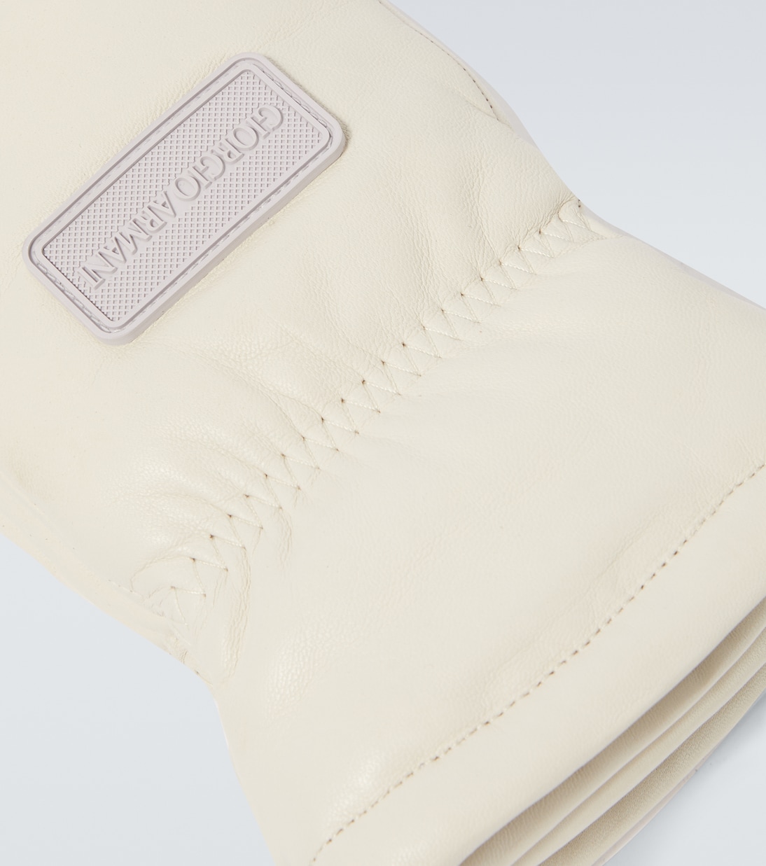 Handschuhe aus Leder mit Kaschmir | Giorgio Armani