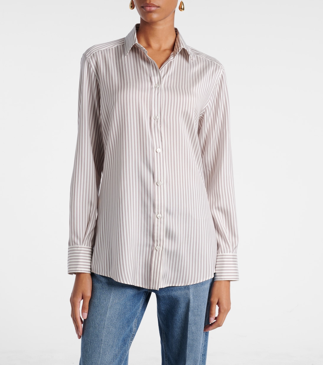 Striped silk shirt | Dolce&Gabbana