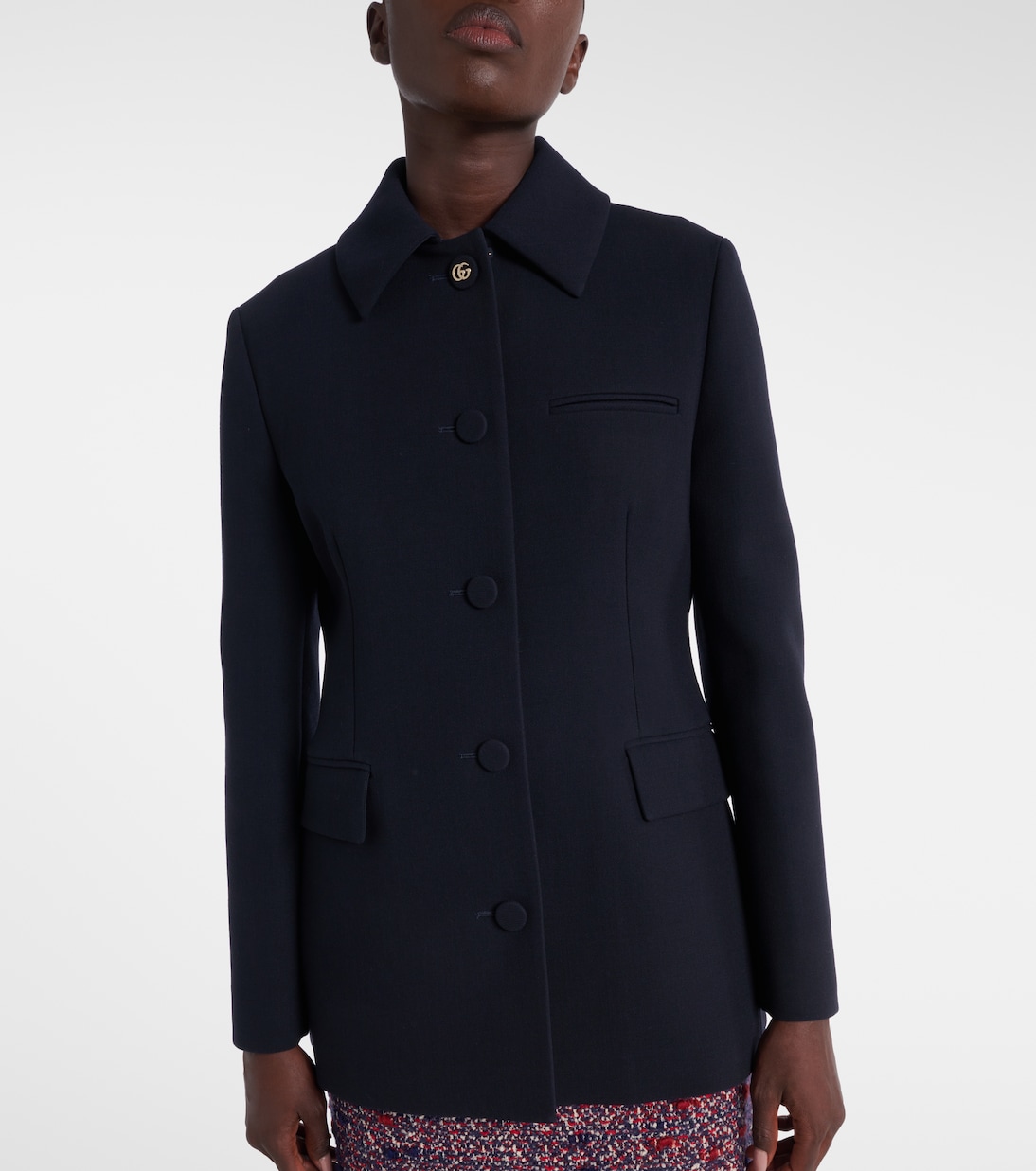 Chaqueta de lana con GG | Gucci