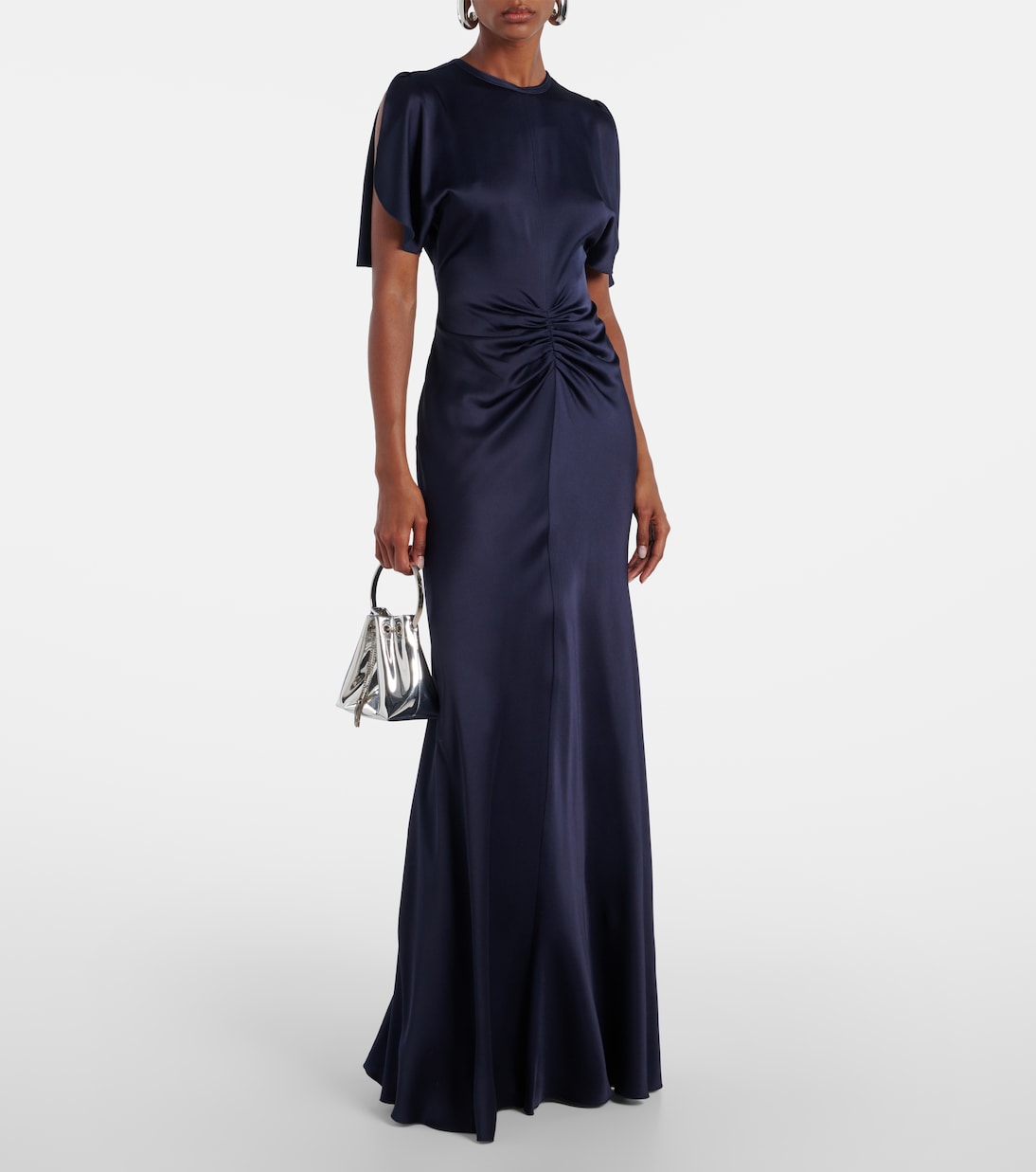 Robe aus Satin | Victoria Beckham