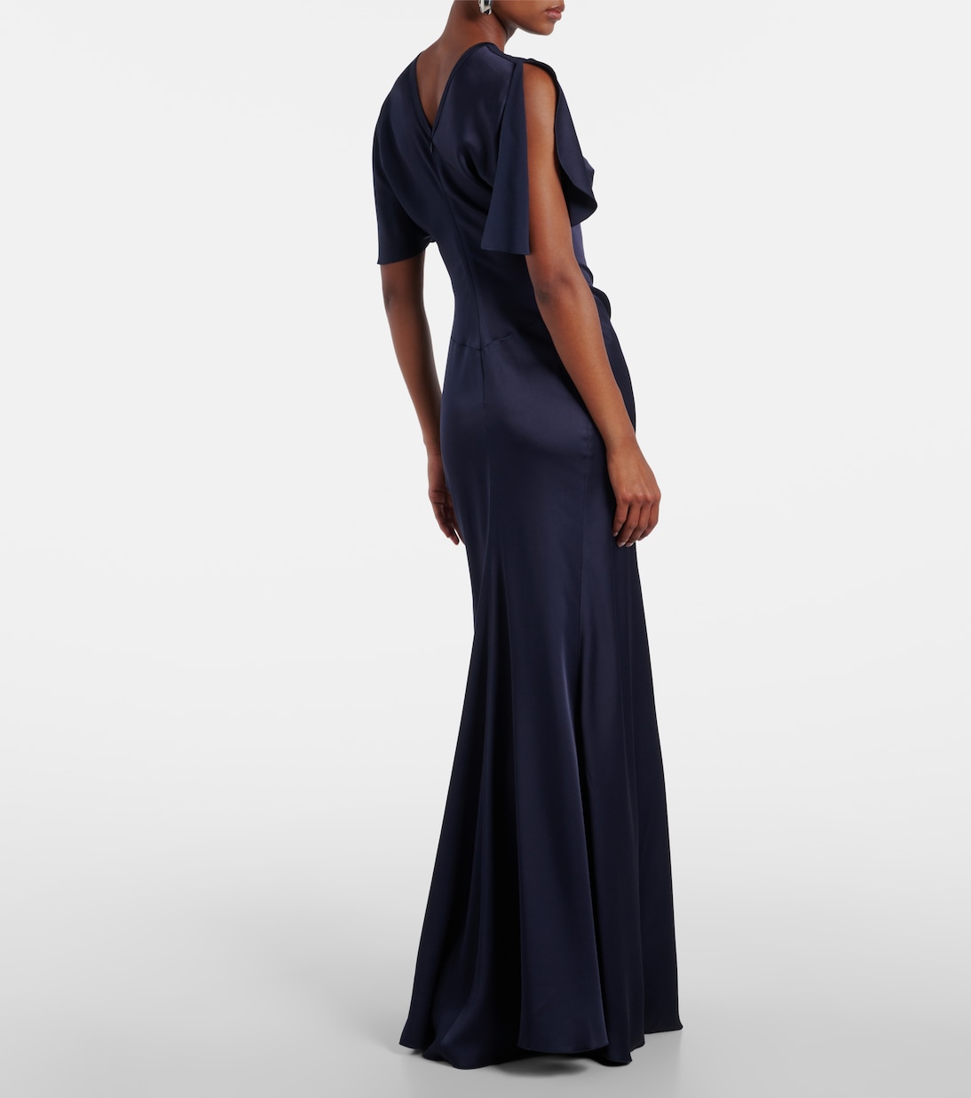 Robe aus Satin | Victoria Beckham