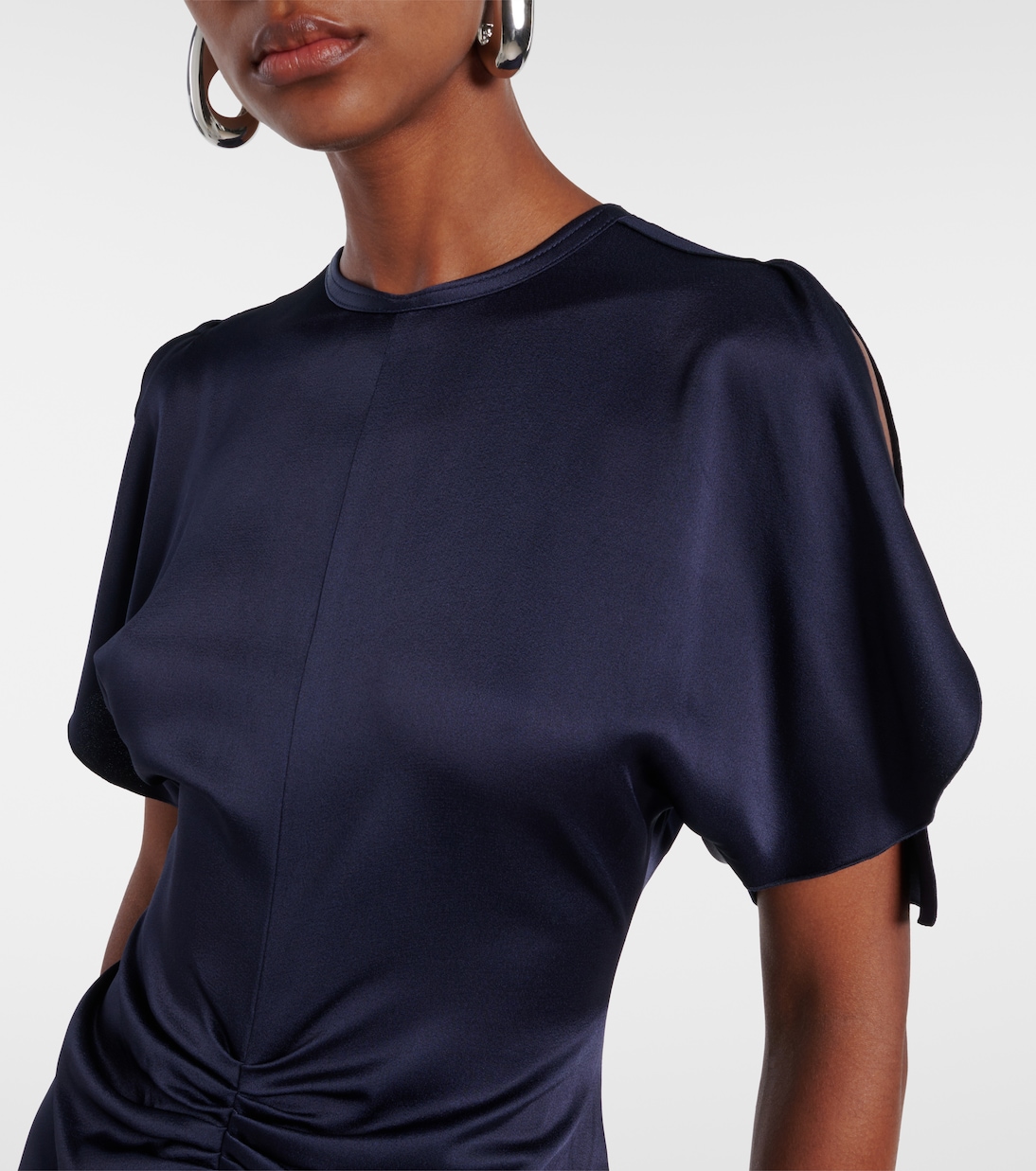 Robe aus Satin | Victoria Beckham