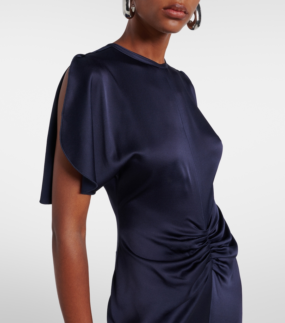 Robe aus Satin | Victoria Beckham