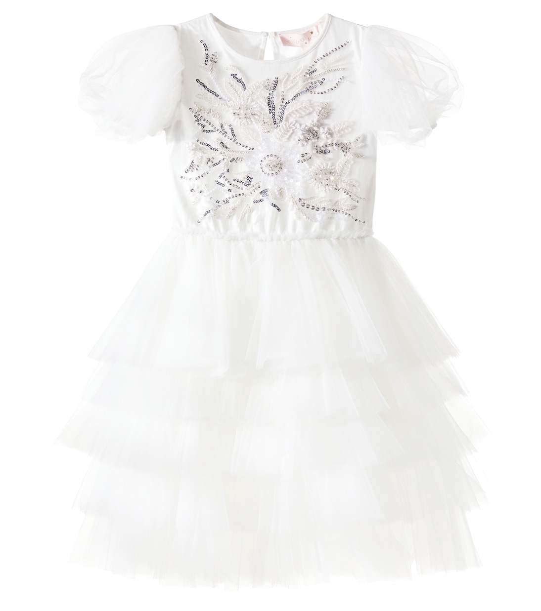 White Orchid embellished tulle dress | Tutu Du Monde