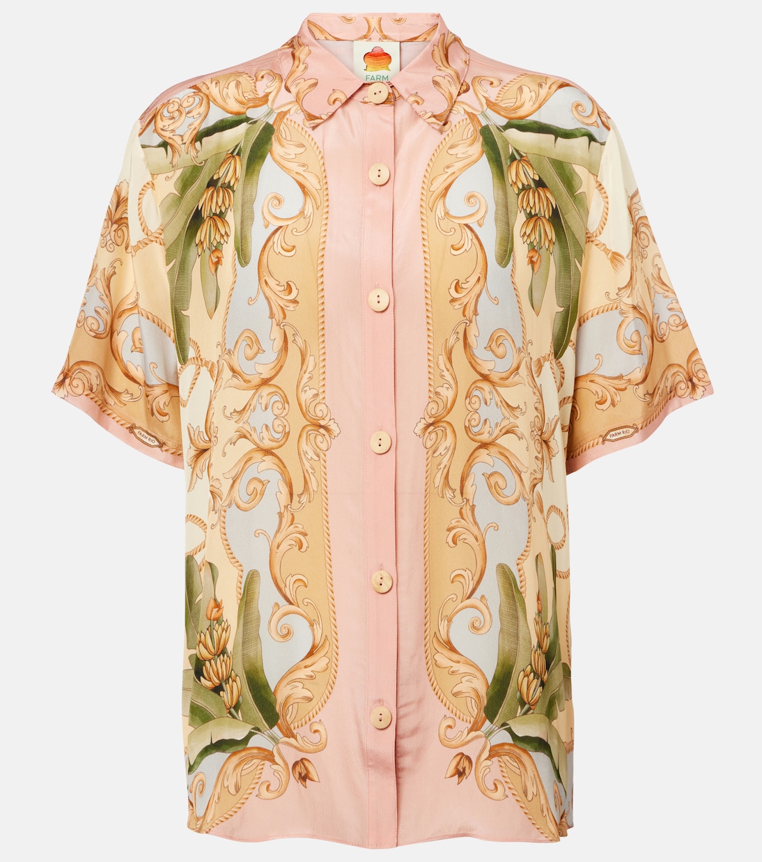 Camicia Banana Royalty Kalendoscope con stampa | Farm Rio