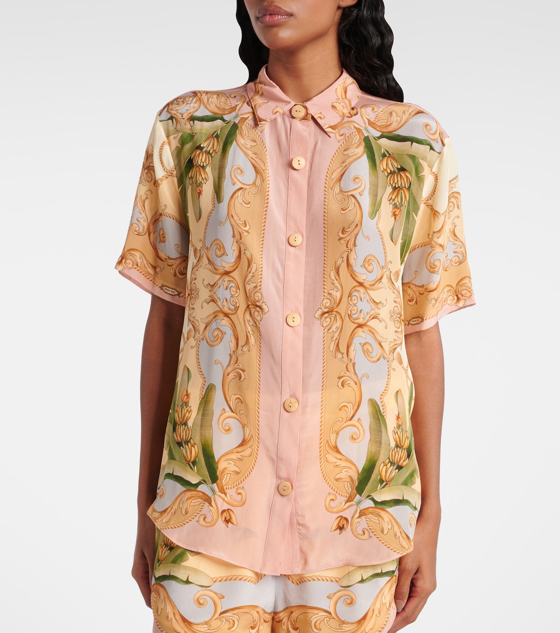 Camicia Banana Royalty Kalendoscope con stampa | Farm Rio