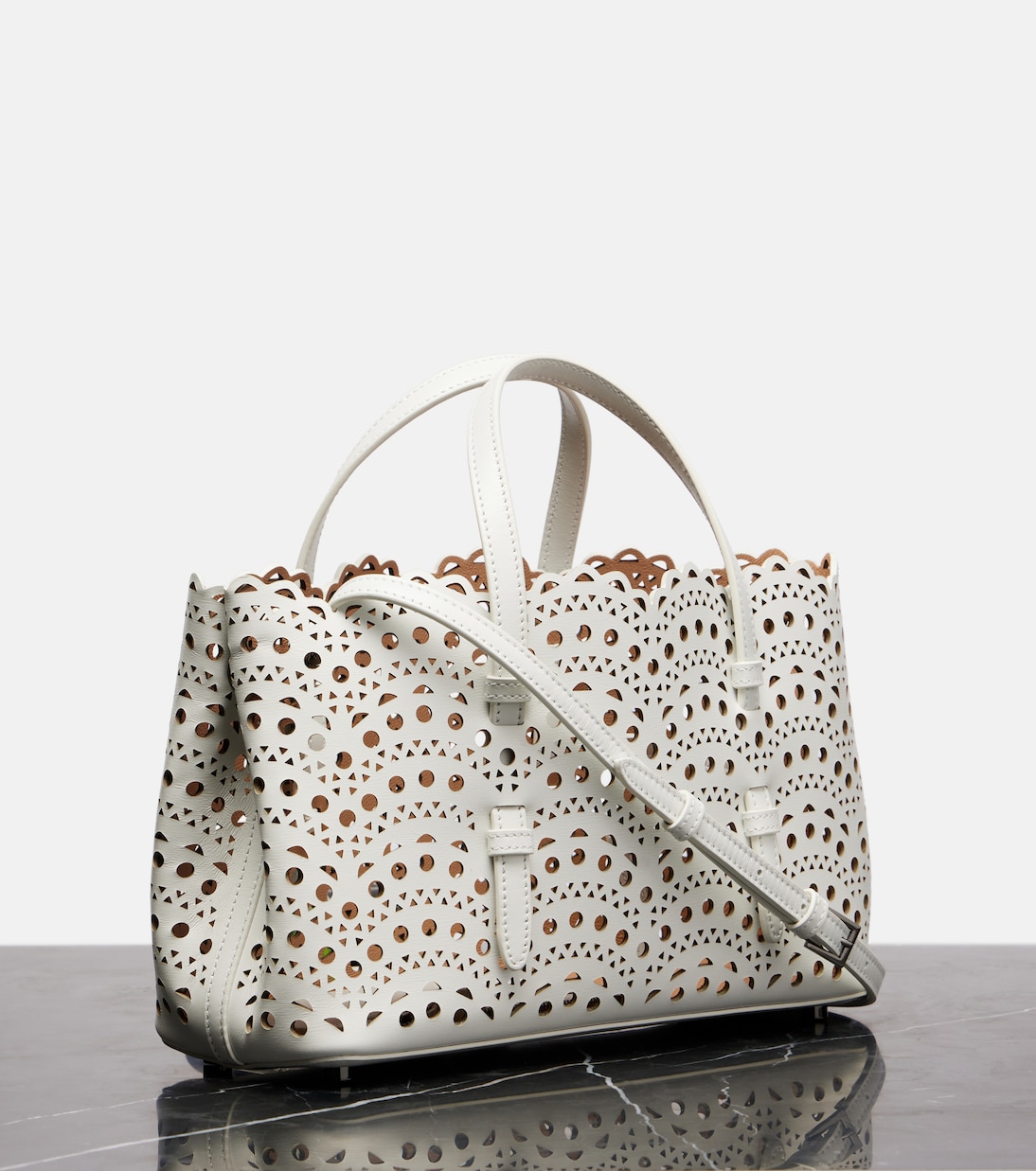 Borsa Mina 25 Vienne Wave Small in pelle | Alaïa