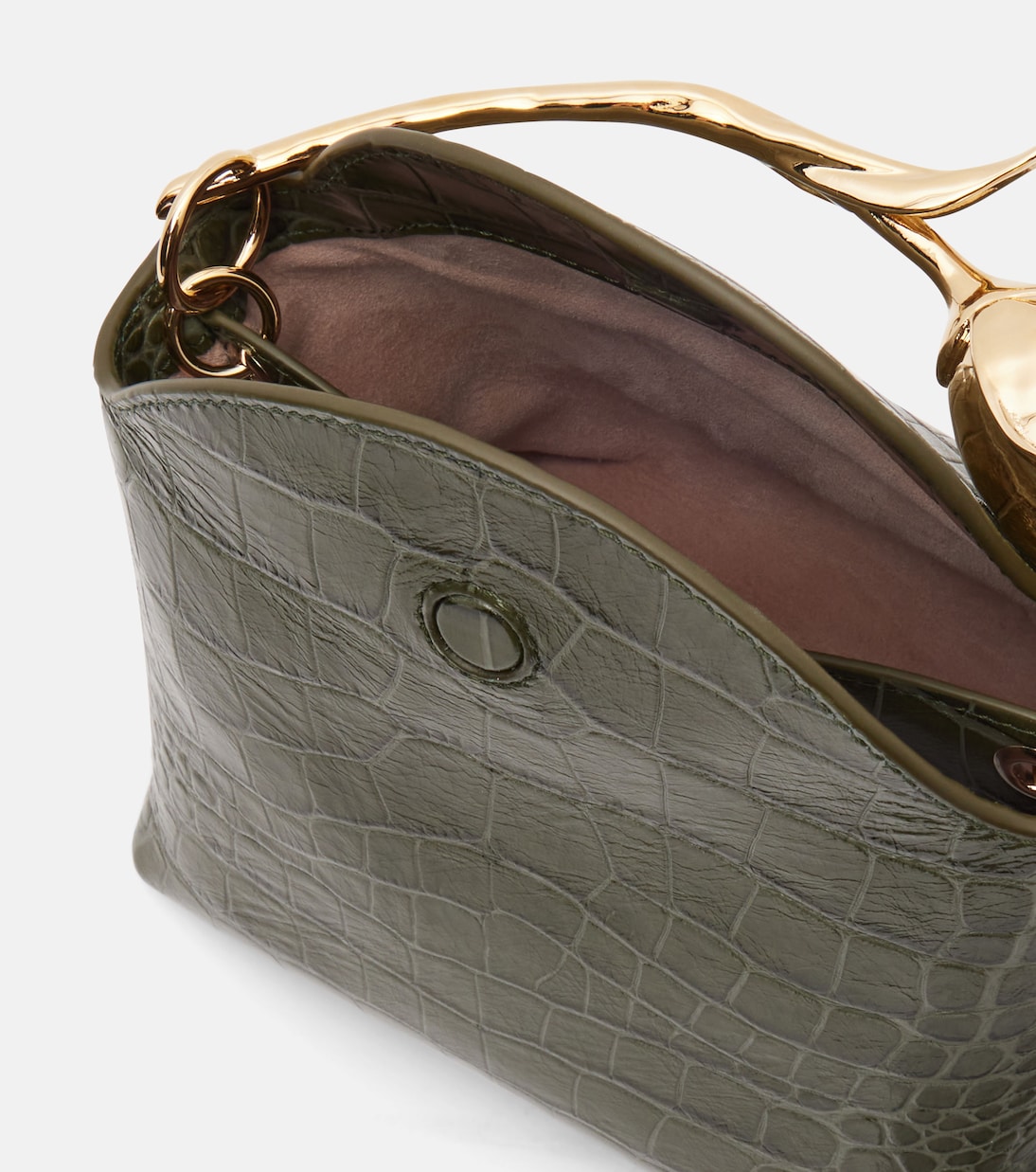 Bloom Mini croc-effect leather tote bag | Erdem