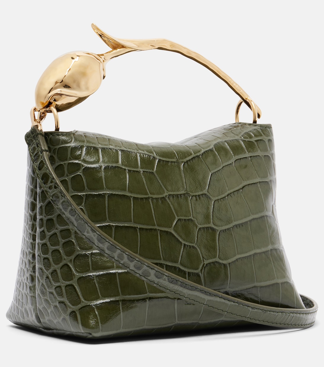 Bloom Mini croc-effect leather tote bag | Erdem