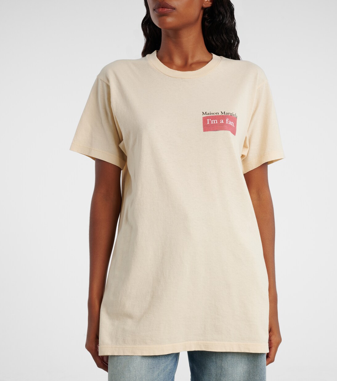 Printed cotton jersey T-shirt | Maison Margiela