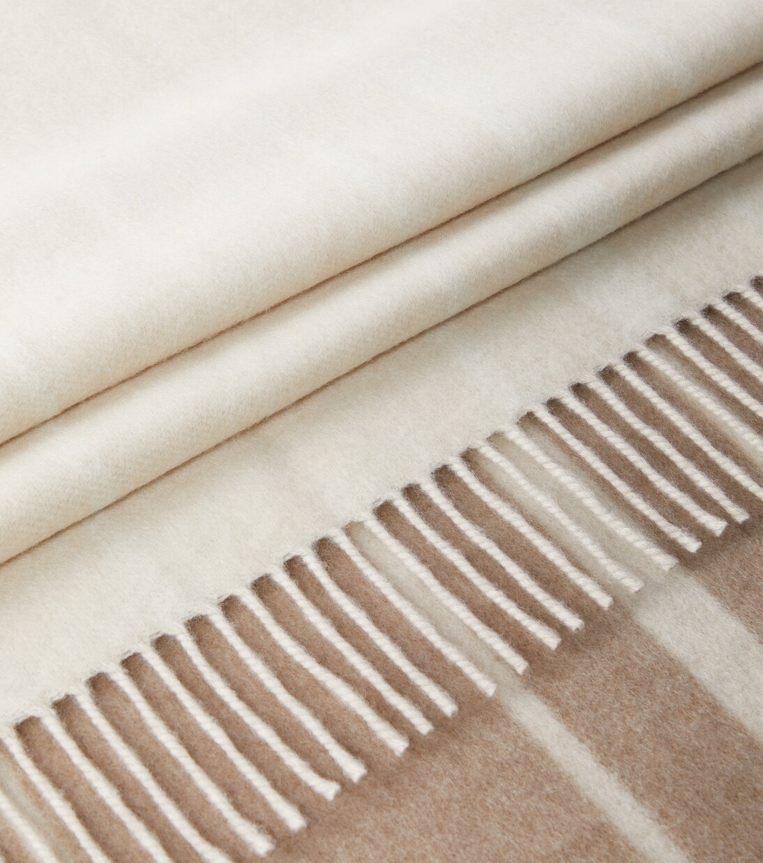 Couverture Dégradé rayée en cachemire | Loro Piana