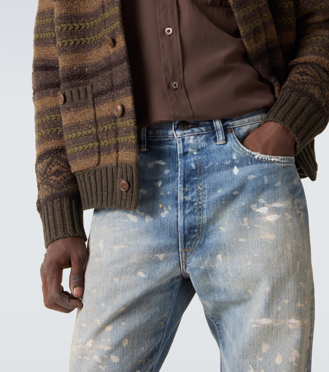 Fenimore faded straight jeans | RRL