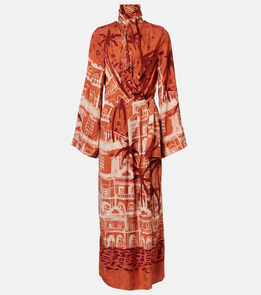 Maxikleid Ollantay aus Jacquard | Johanna Ortiz