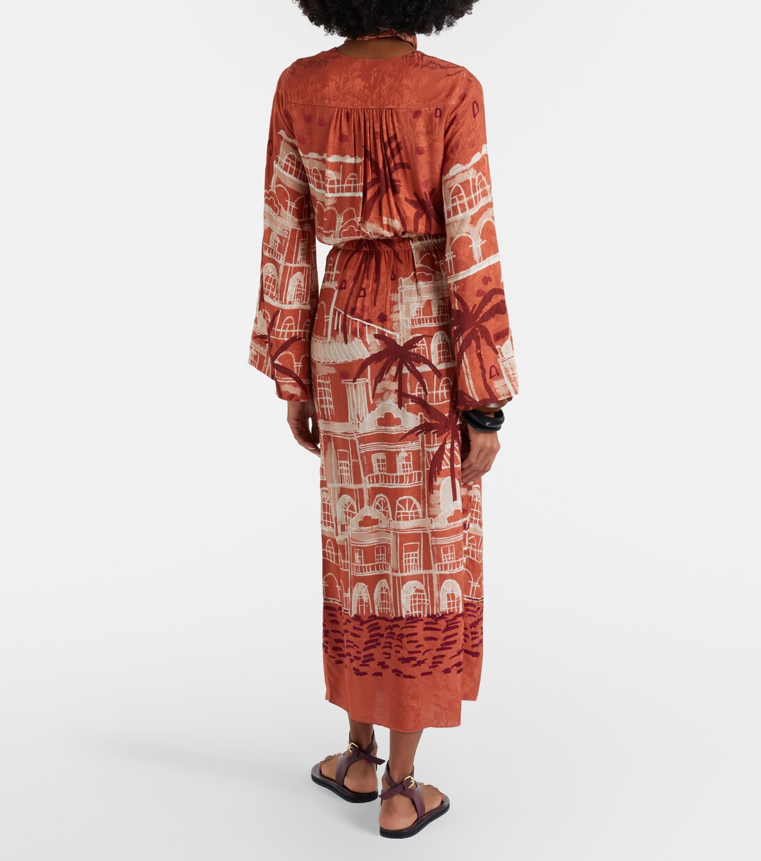 Maxikleid Ollantay aus Jacquard | Johanna Ortiz