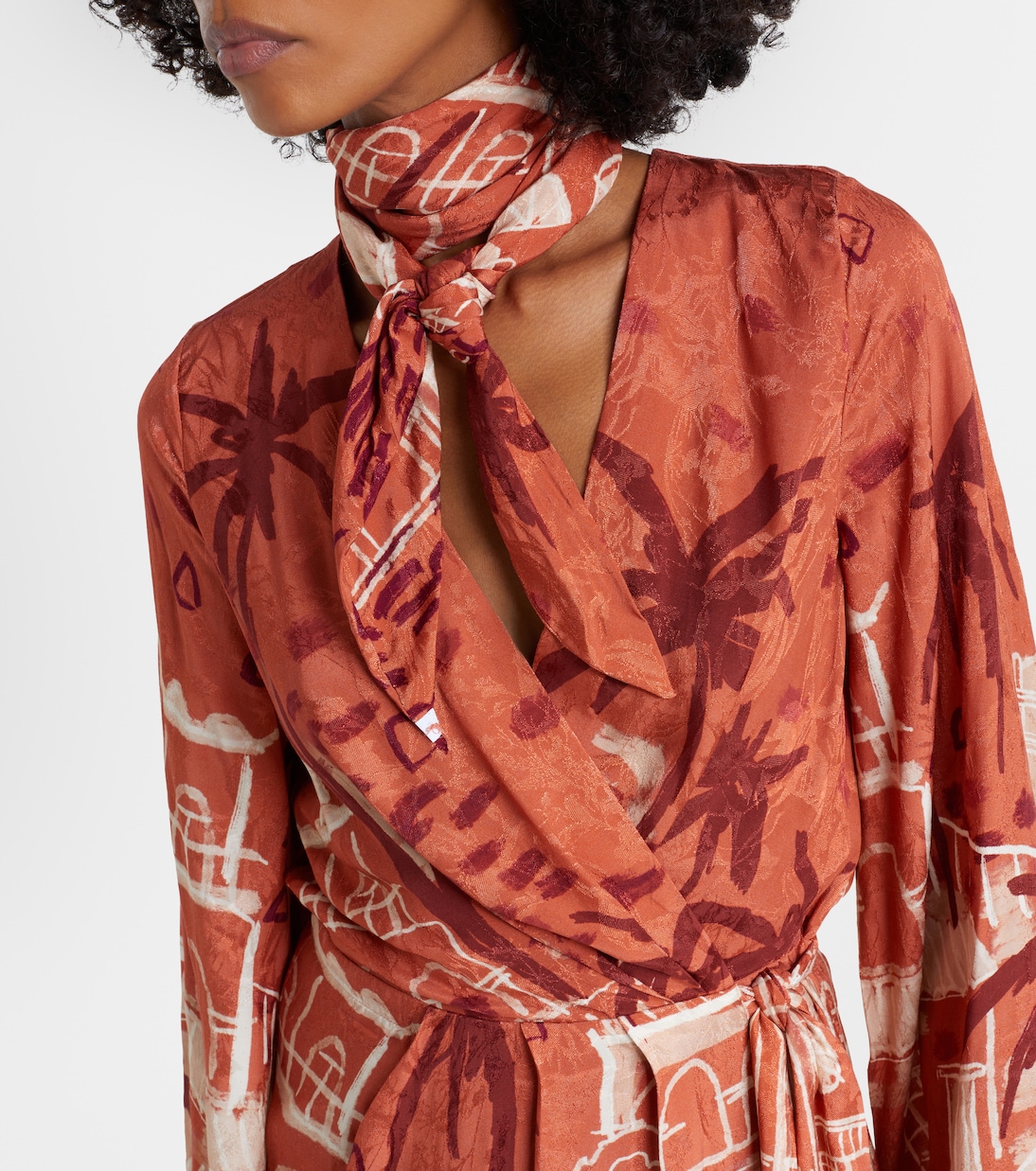 Maxikleid Ollantay aus Jacquard | Johanna Ortiz