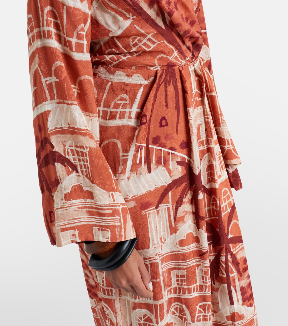 Maxikleid Ollantay aus Jacquard | Johanna Ortiz