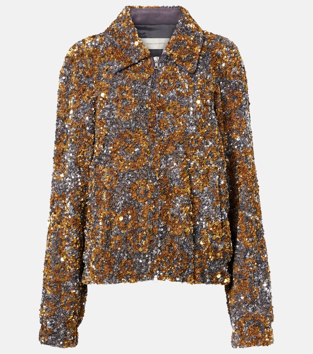 Sequined blouson jacket | Dries Van Noten