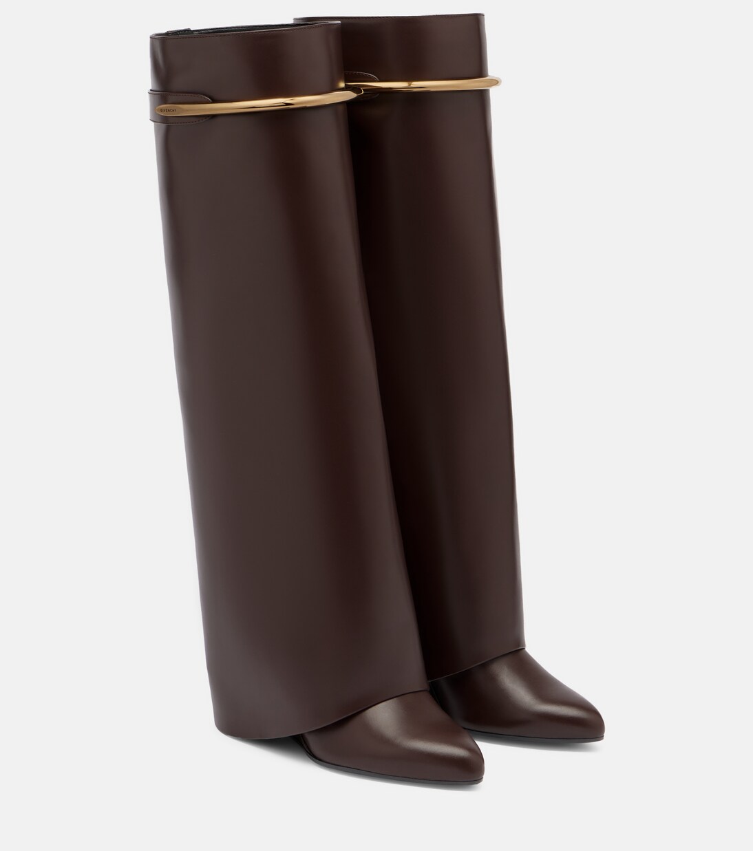 Shark 95 leather knee-high boots | Givenchy