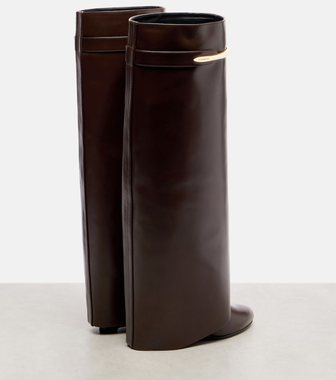 Shark 95 leather knee-high boots | Givenchy