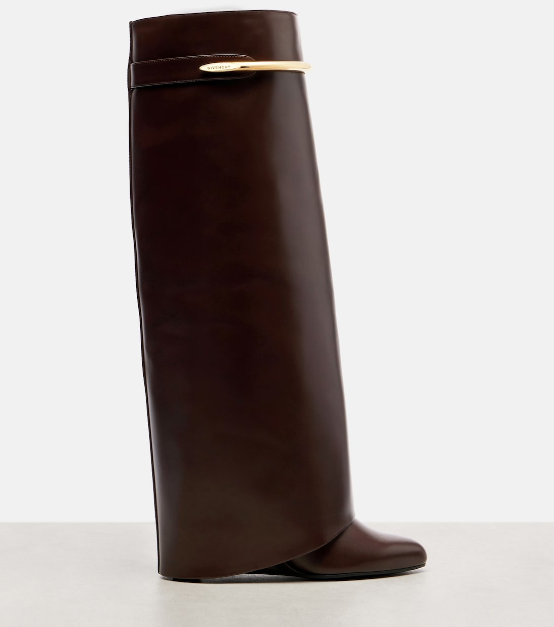 Shark 95 leather knee-high boots | Givenchy