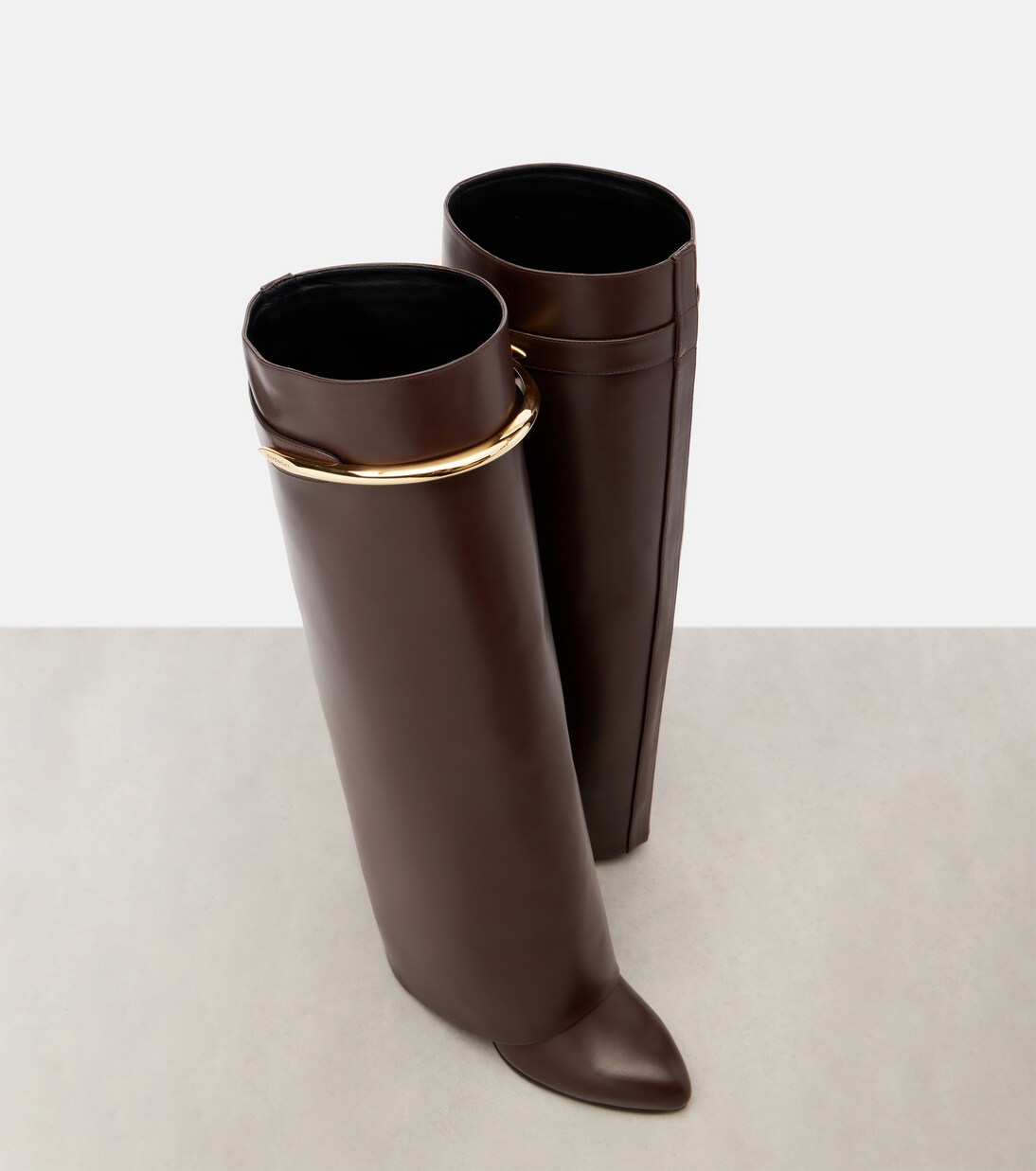 Shark 95 leather knee-high boots | Givenchy