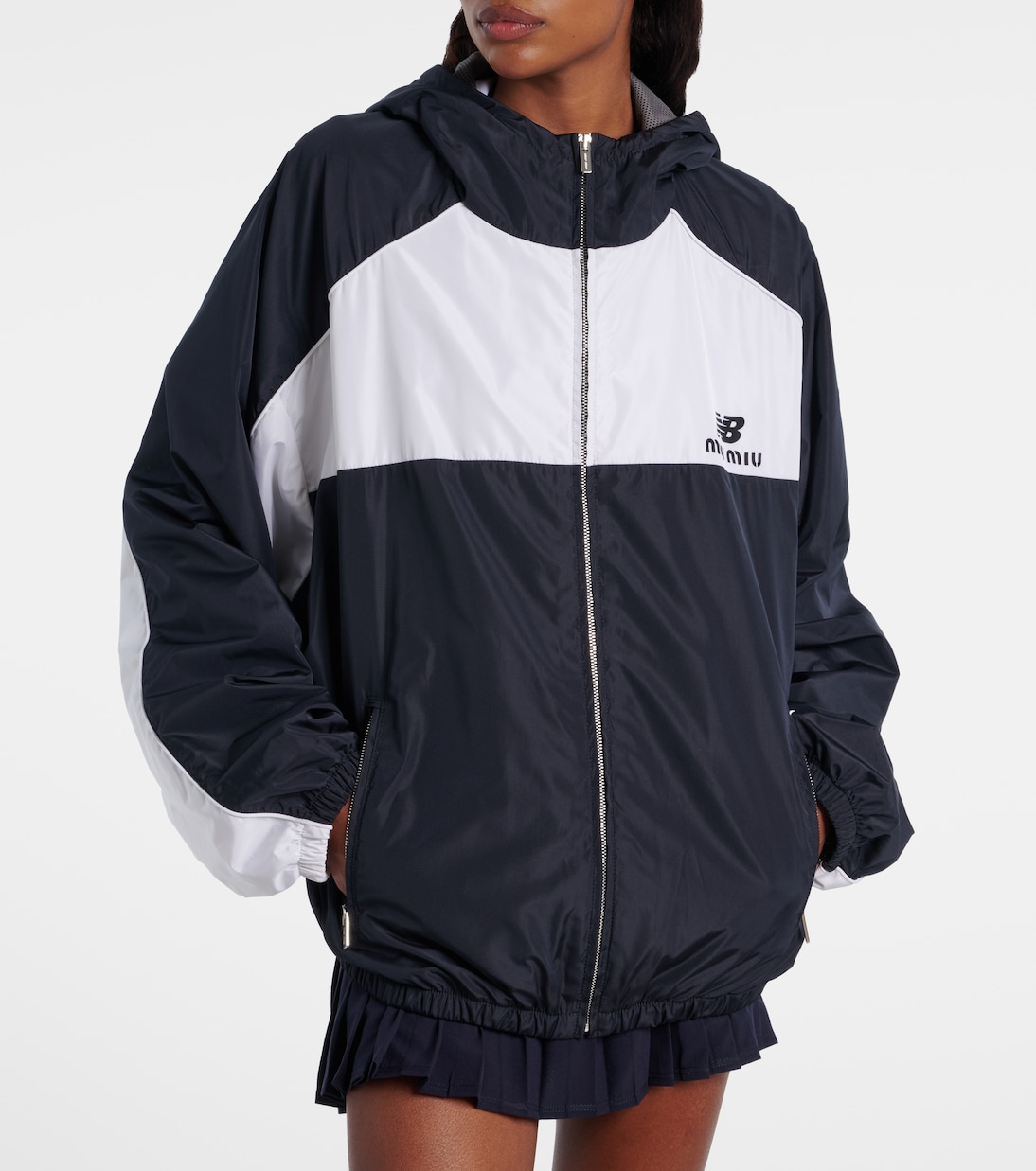 x New Balance poplin track jacket | Miu Miu