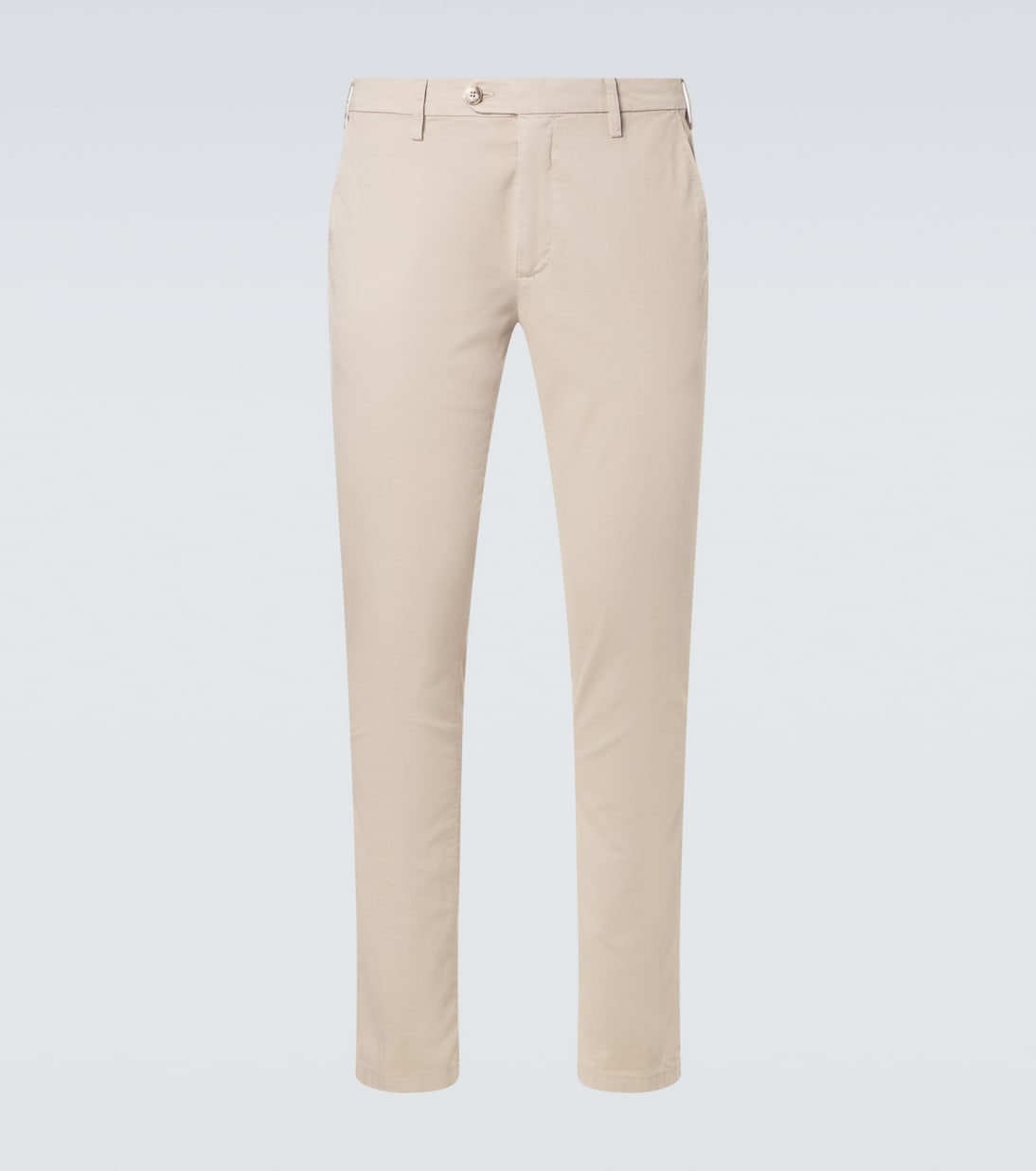 Cotton straight chinos | Canali